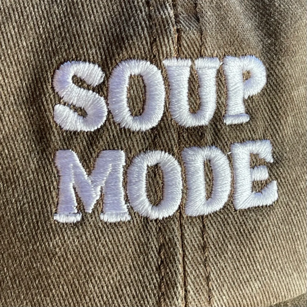 Casquette Baseball Soup Mode - Marron - Image 3