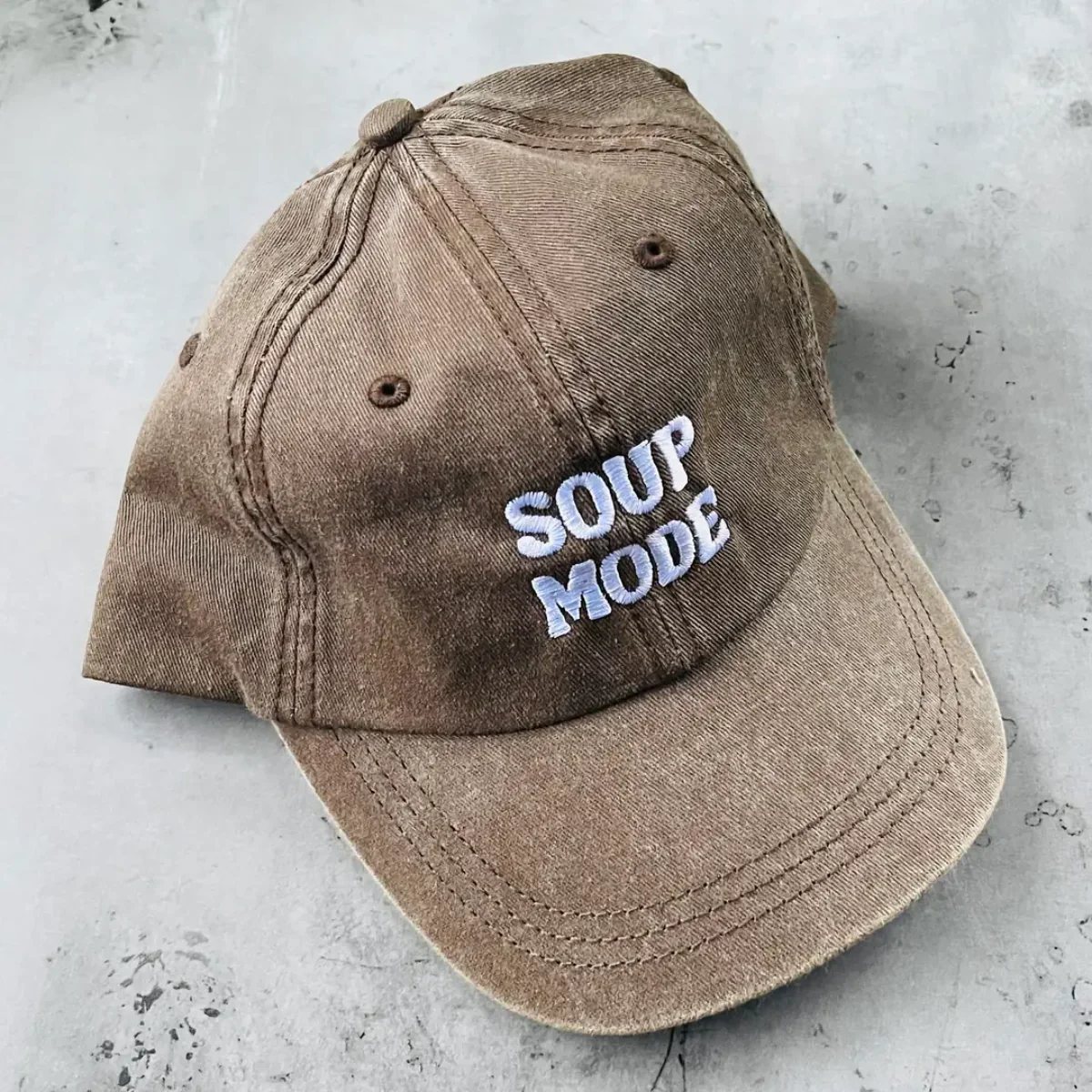 Casquette Baseball Soup Mode - Marron - Image 4