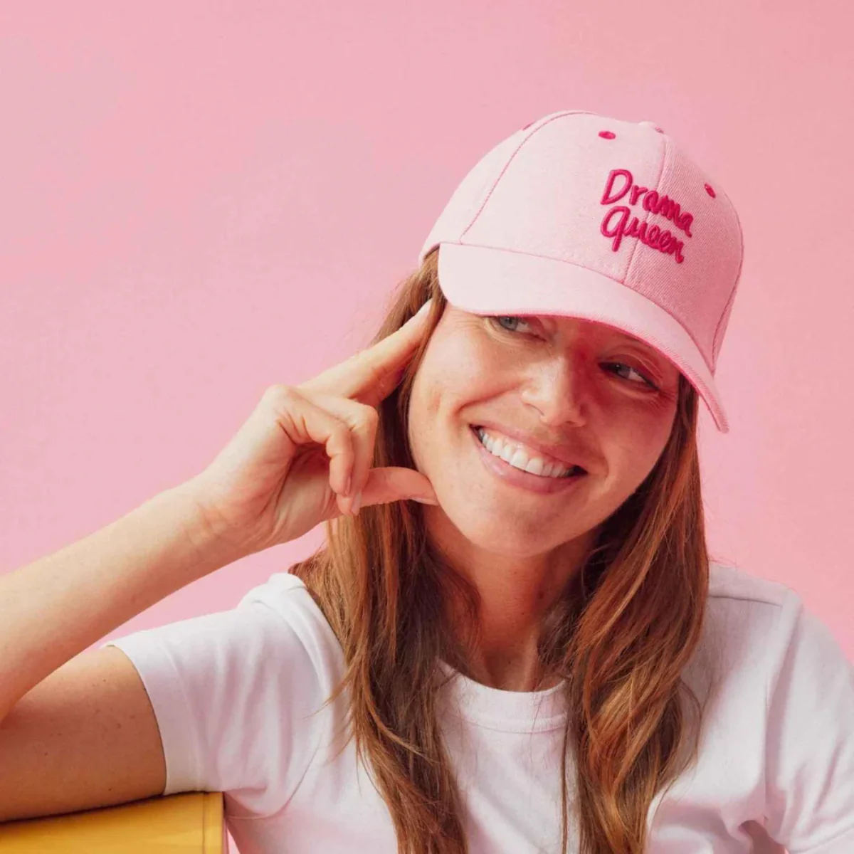 Casquette Drama Queen - Denim Pink - Image 6