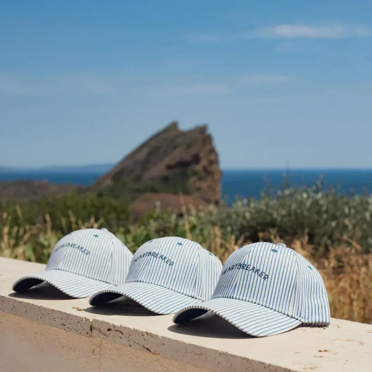 Casquette Heartbreaker - Marinière Rayures Bleu - Image 8