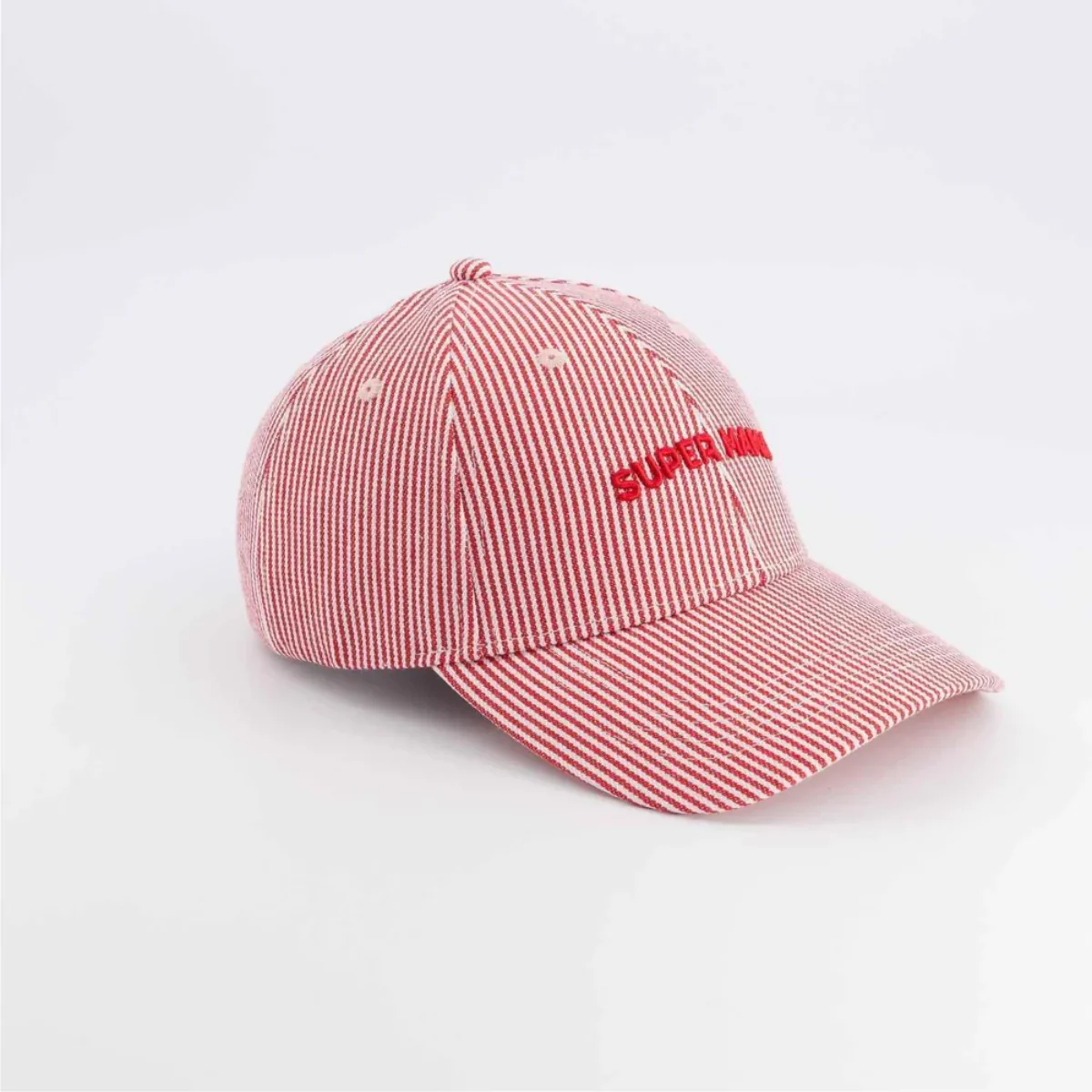 Casquette Marinière - Super Mama Adulte Rouge - Image 3