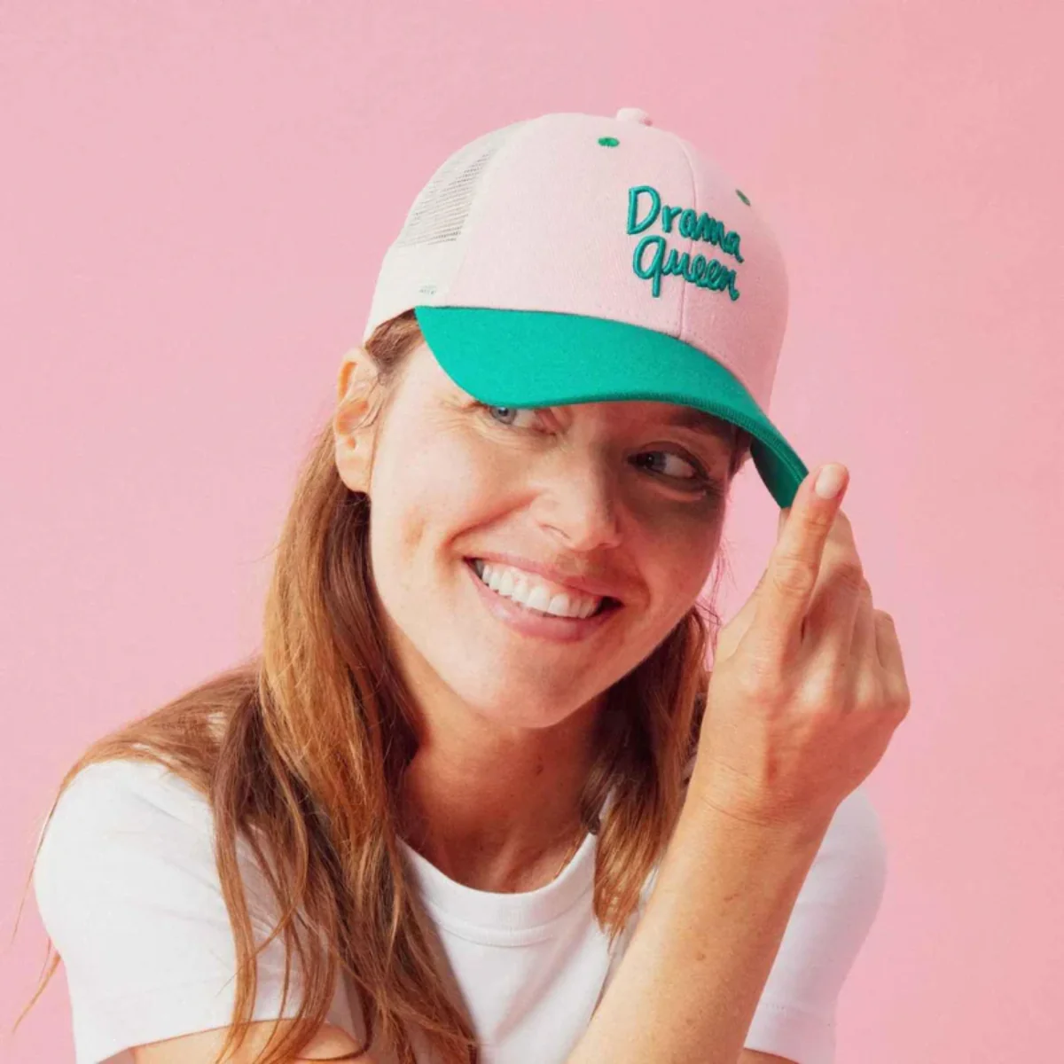 Casquette Trucker - Drama Queen Adulte Rose - Image 3