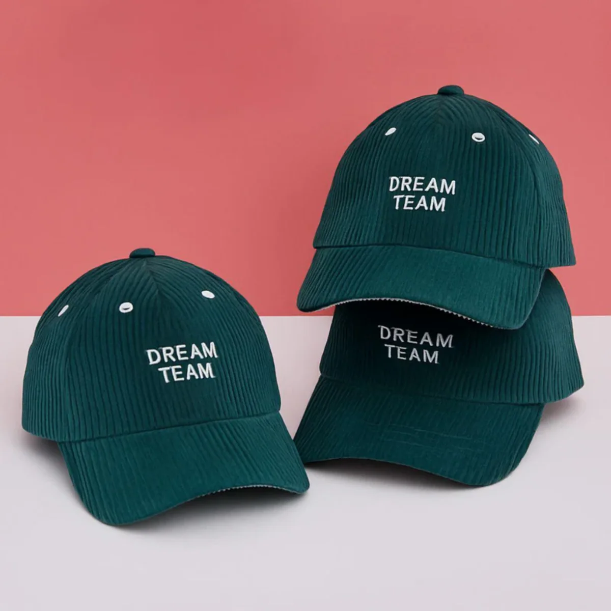 Casquette Velours Drama Dream Team Duck Green - Image 7