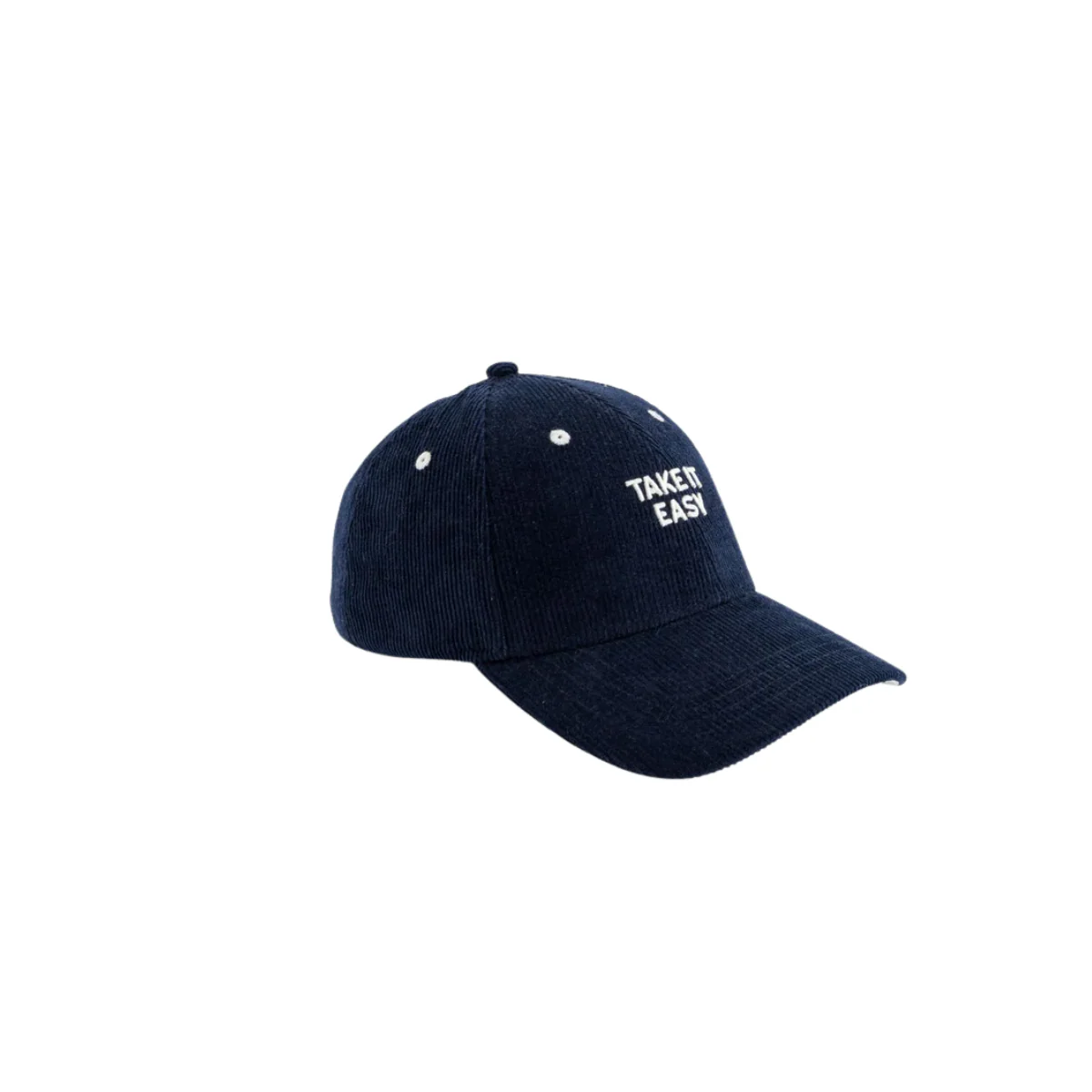 Casquette Velours Take it easy Bleu - Image 3