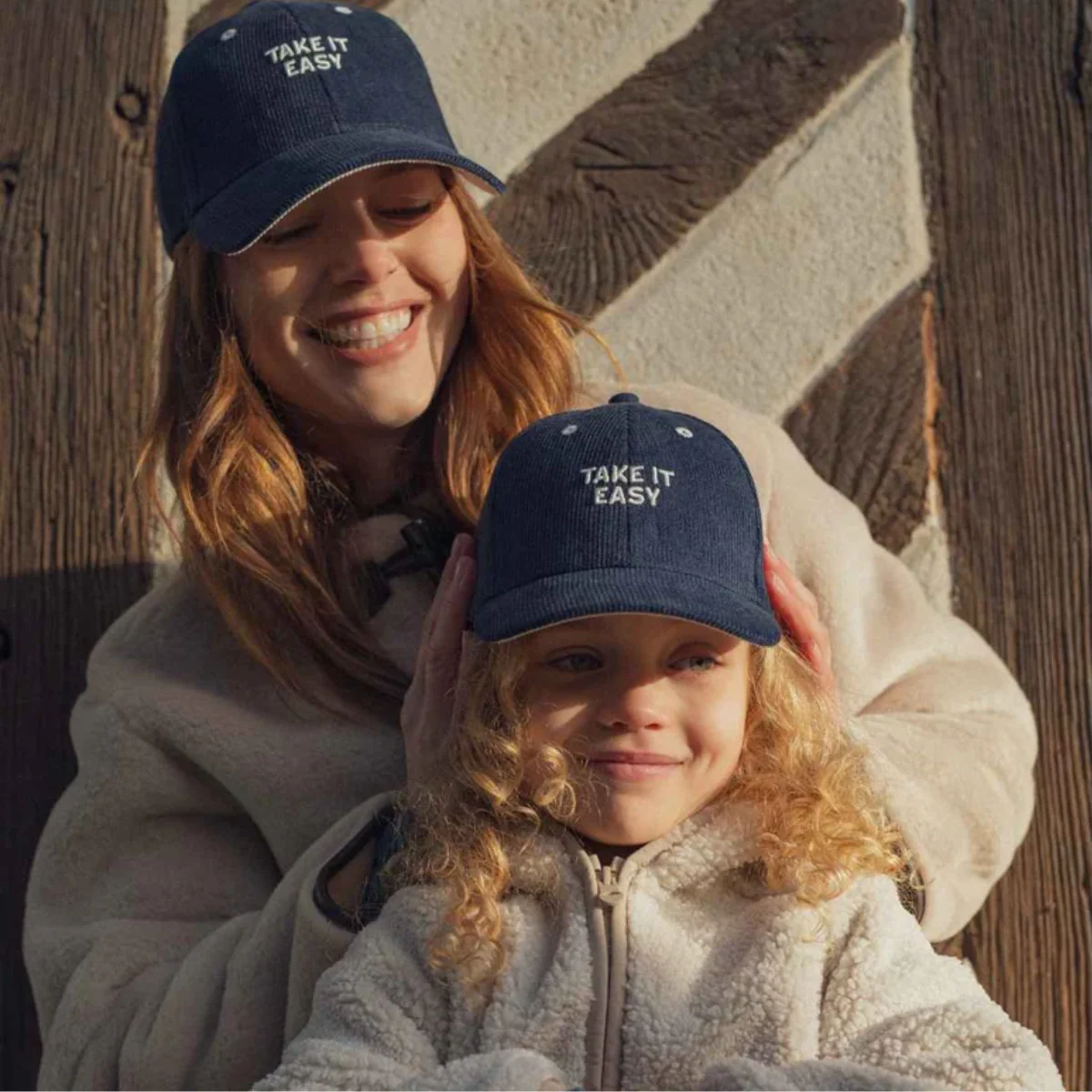 Casquette Velours Take it easy Bleu - Image 6