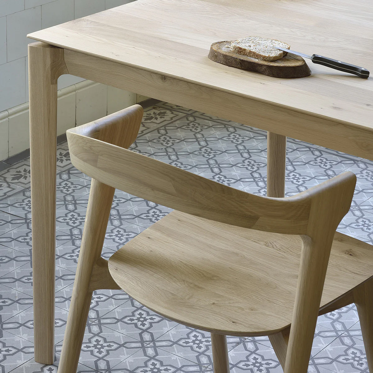 Chaise Bok en chêne - Image 6