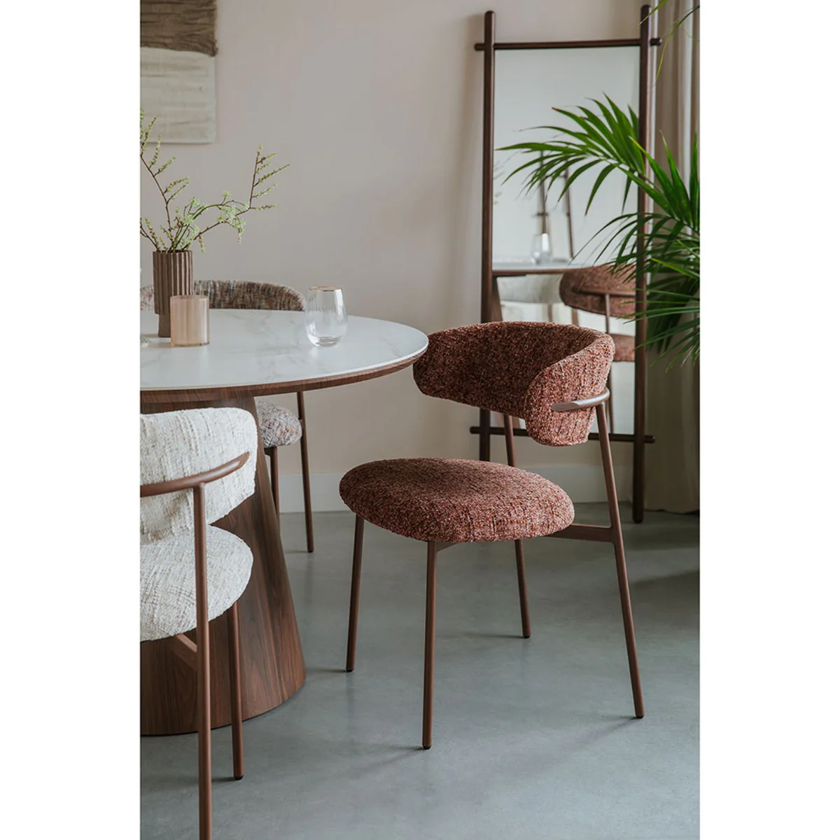Chaise Claes - Terracotta - Image 3
