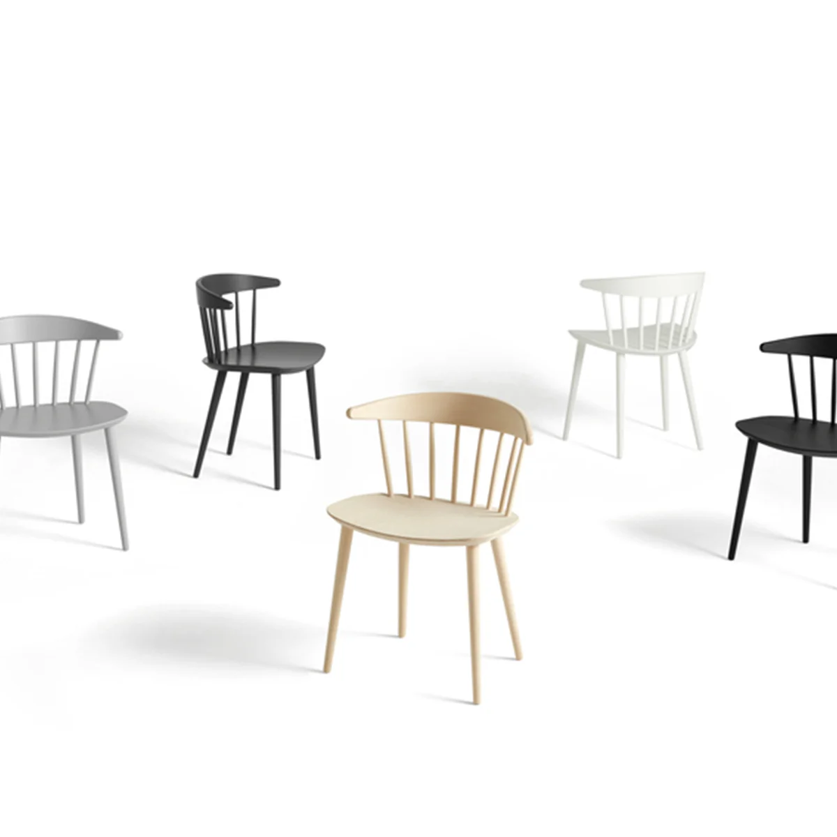 Chaise J104 en hêtre Naturel - Image 2