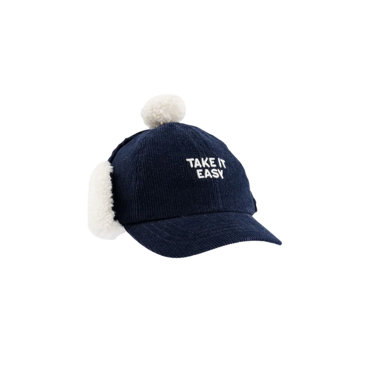 Chapka Velours Take it easy Bleu - Image 4