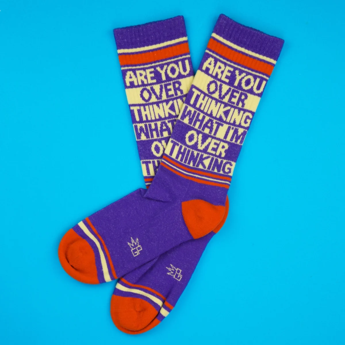 Chaussettes "Are You Overthinking What I'm Overthinking ?" - Image 2