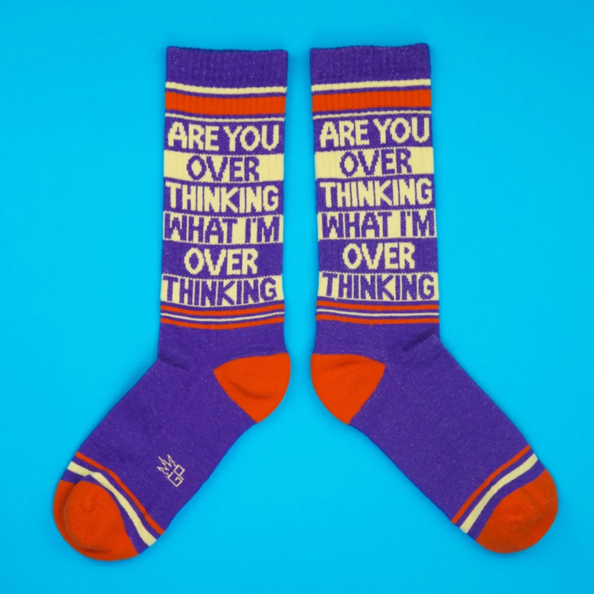 Chaussettes "Are You Overthinking What I'm Overthinking ?" - Image 3