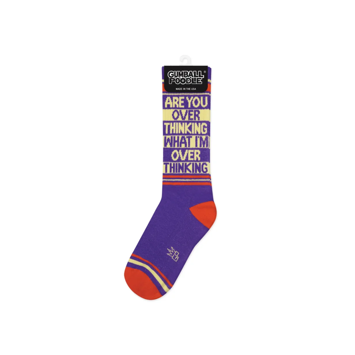 Chaussettes "Are You Overthinking What I'm Overthinking ?" - Image 4