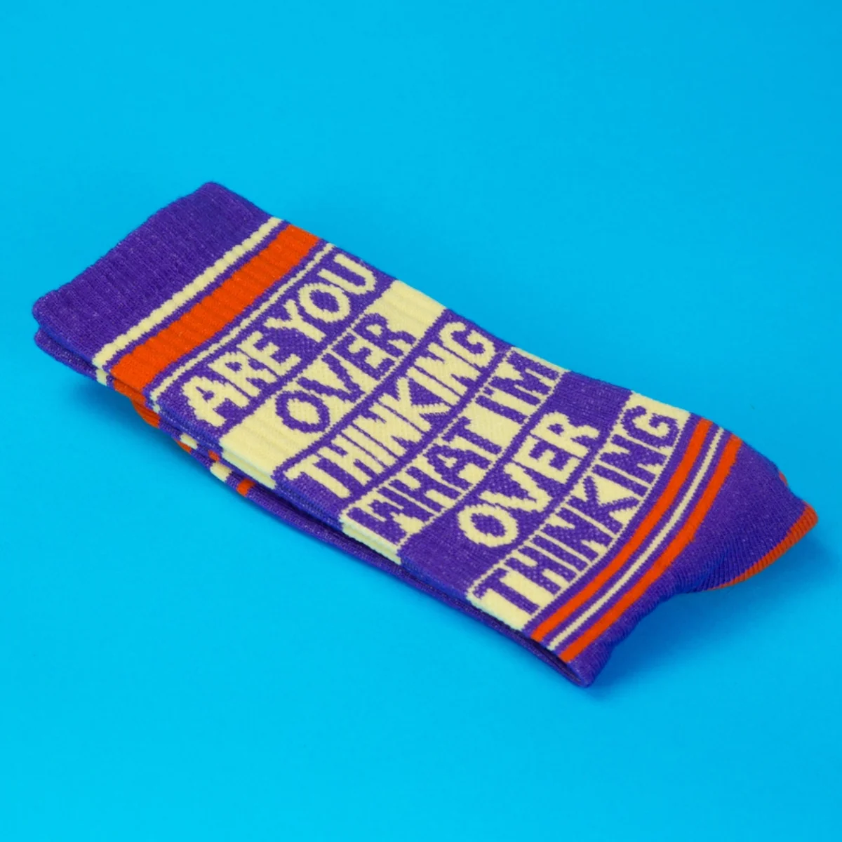 Chaussettes "Are You Overthinking What I'm Overthinking ?" - Image 5