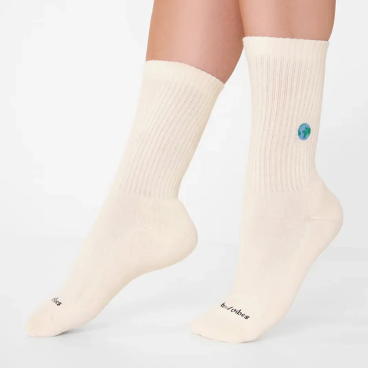 Chaussettes brodées Monde - Image 2