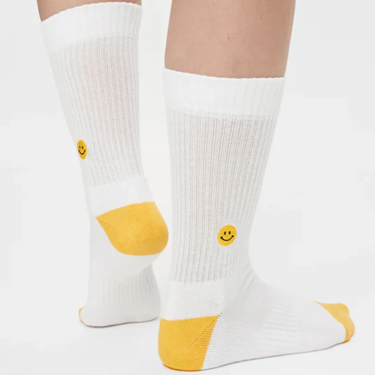 Chaussettes brodées Smiley - Image 2