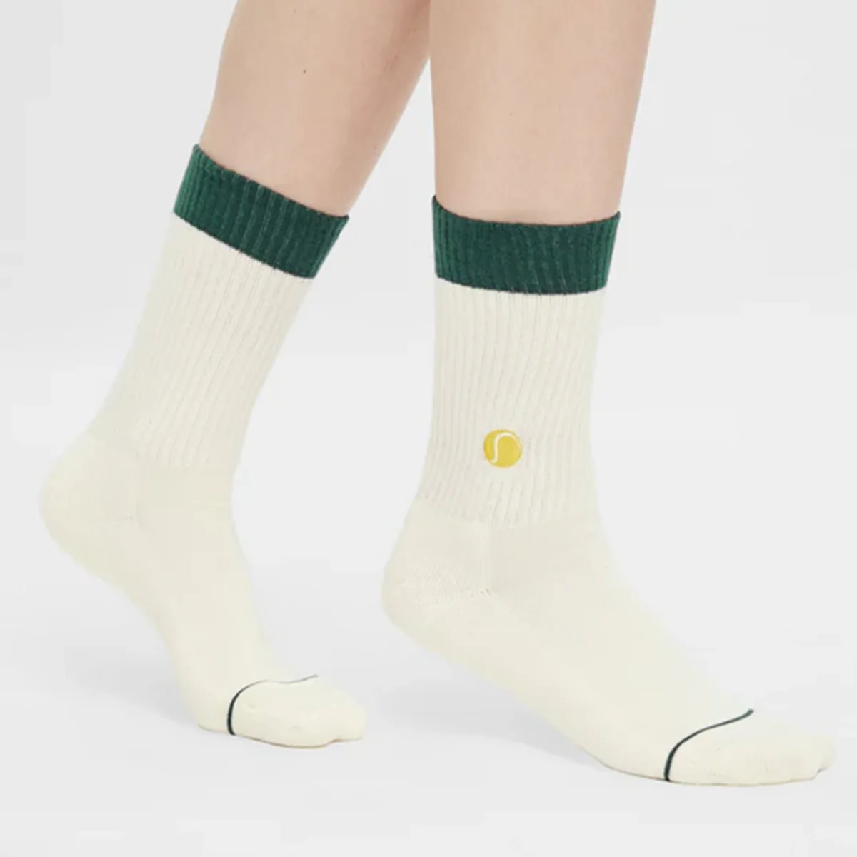 Chaussettes brodées Tennis - Image 3
