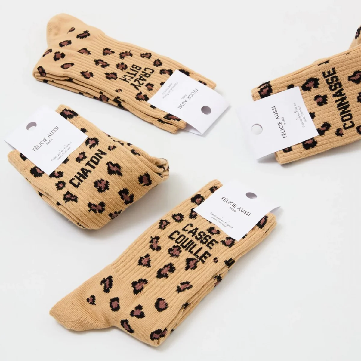 Chaussettes Casse Couille 36/40 - Léopard - Image 2