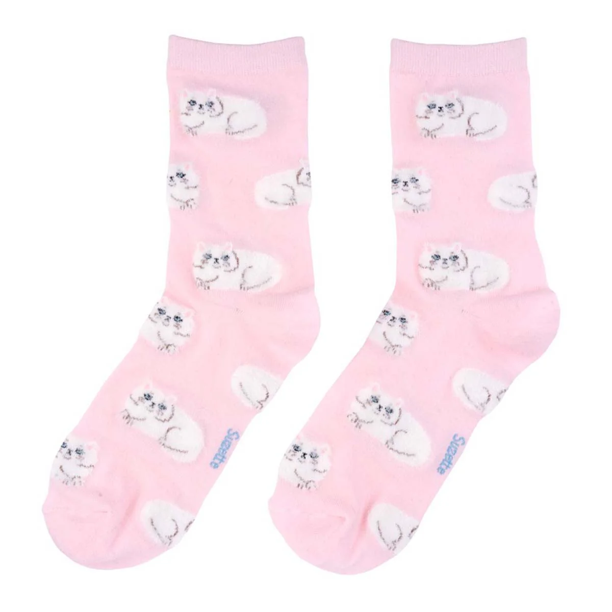 Chaussettes Chat Persan - Rose - Image 2