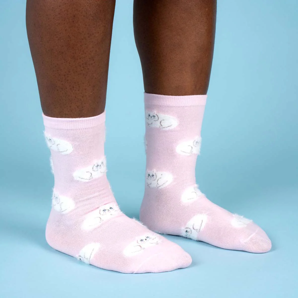 Chaussettes Chat Persan - Rose - Image 4