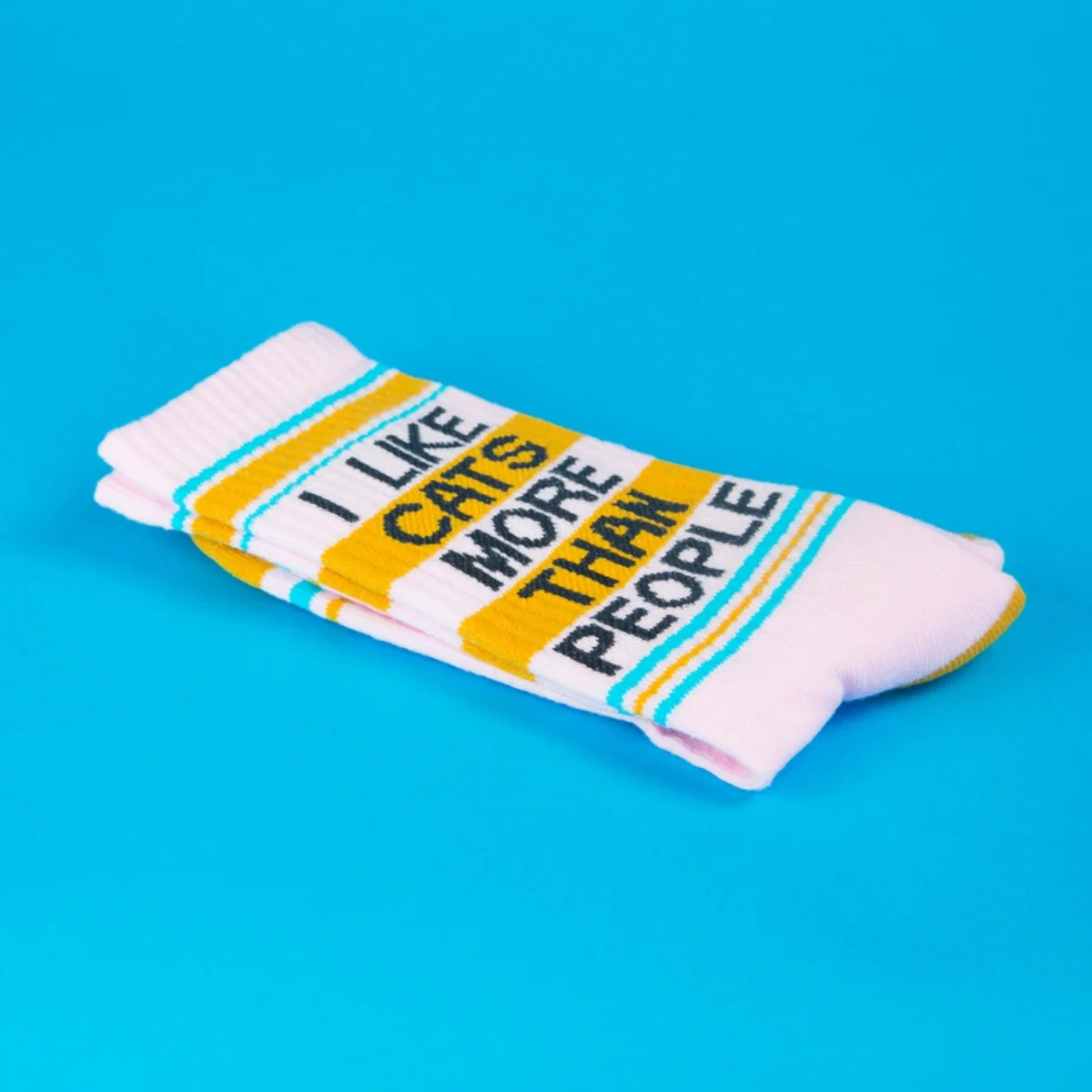 Chaussettes I Like Cats More Than People - Image 6