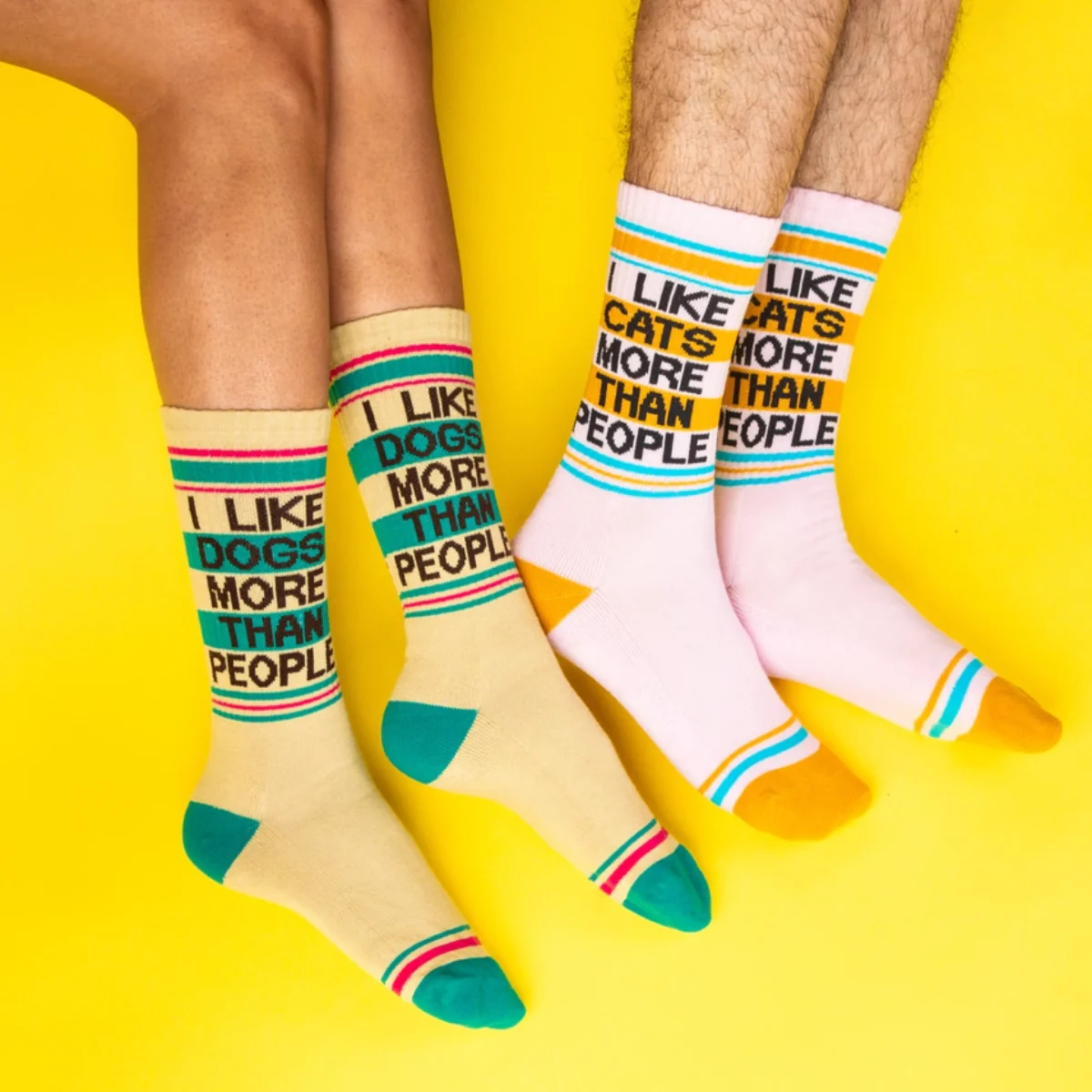 Chaussettes I Like Cats More Than People - Image 9