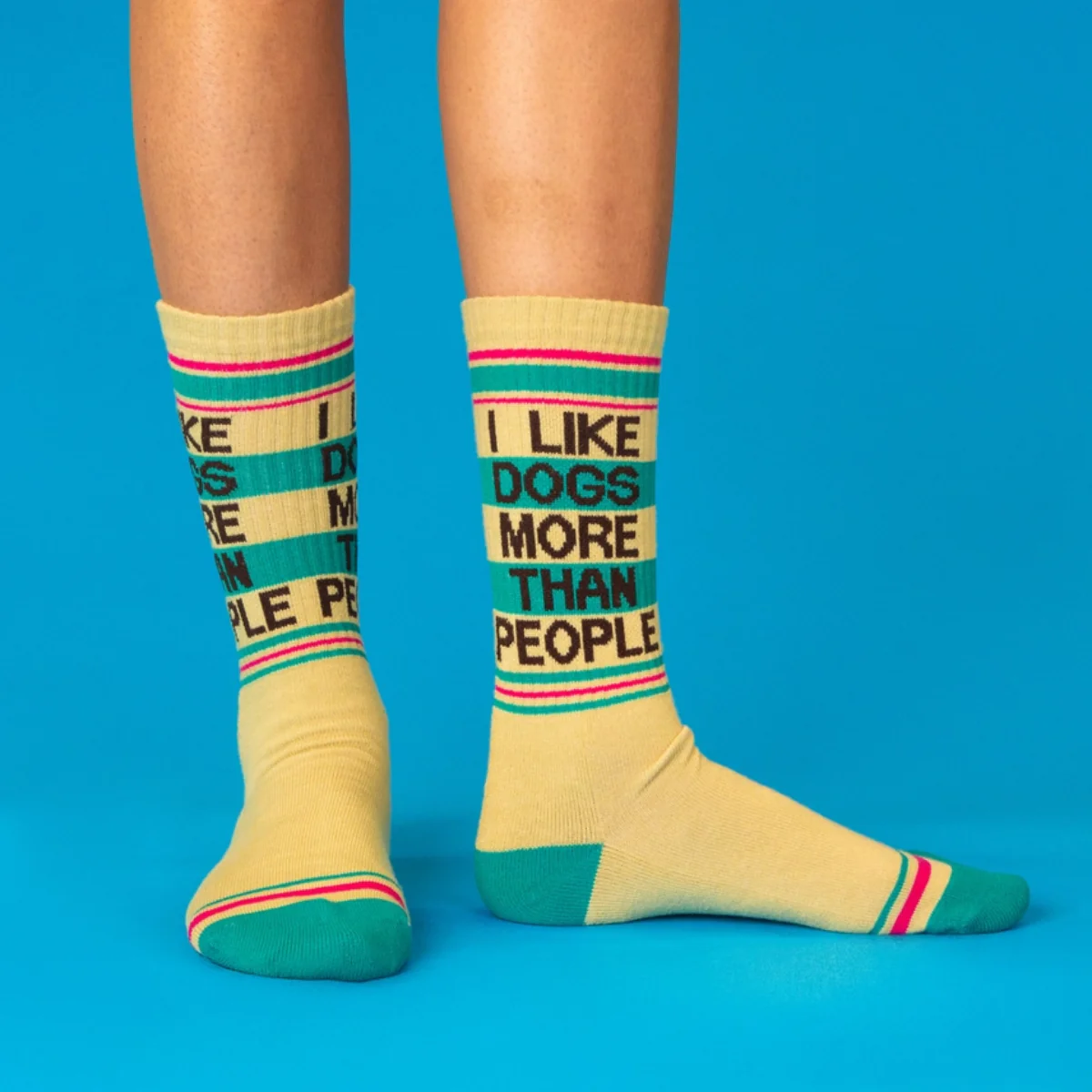 Chaussettes I like Dogs More Than People - Image 5