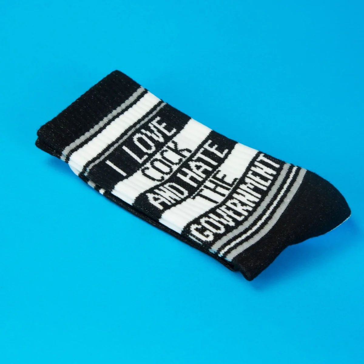 Chaussettes I Love Cock And I Hate The Government - Image 5