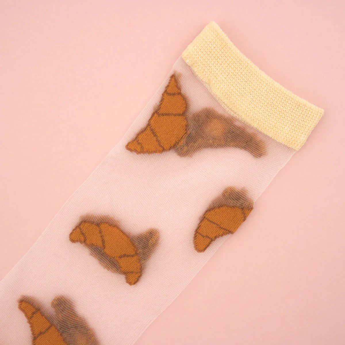 Chaussettes Transparentes Croissant - Image 4