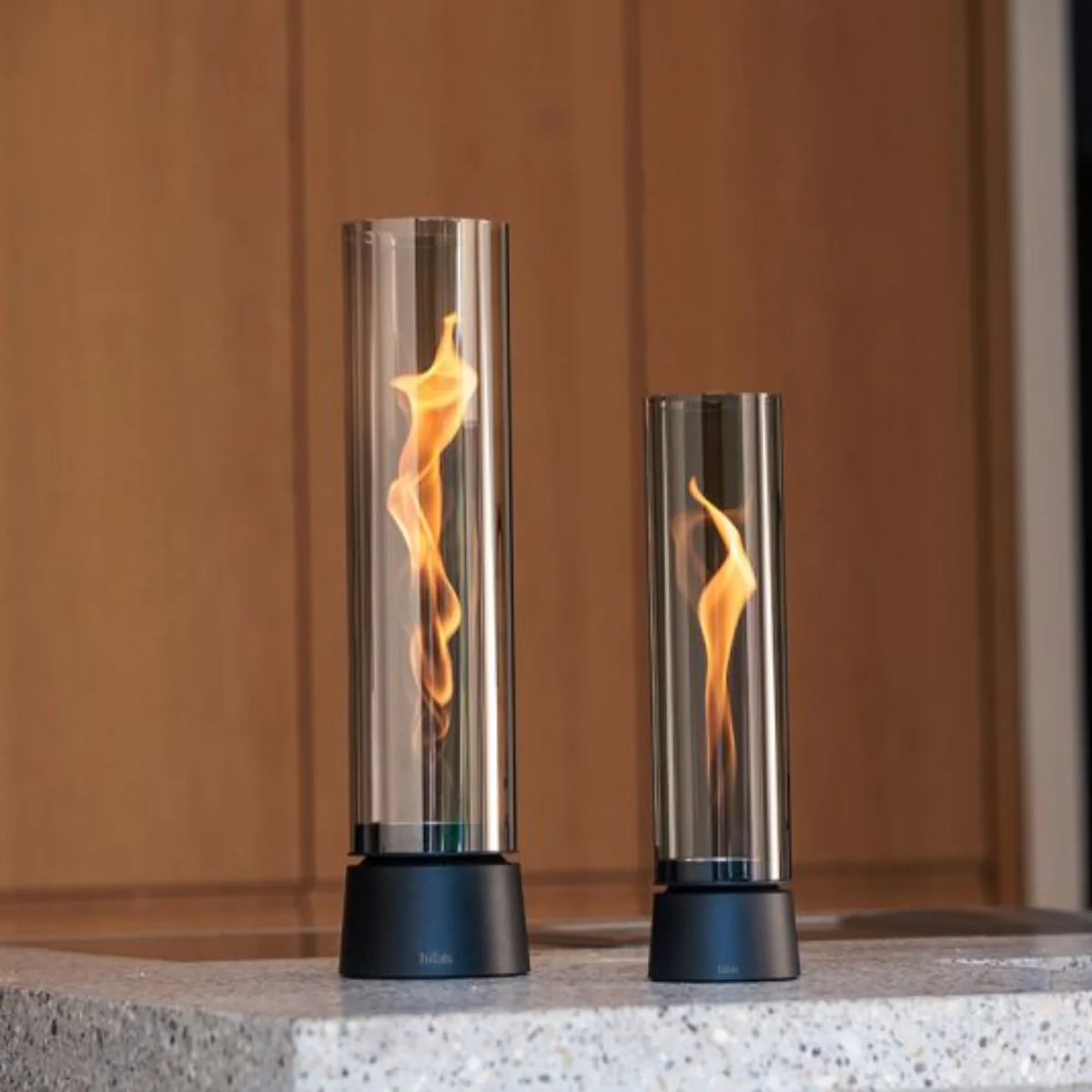 Cheminée / Feu de table Spin Air 900 - 19 cm Ø 9 cm x 40,5cm - All black - Image 3