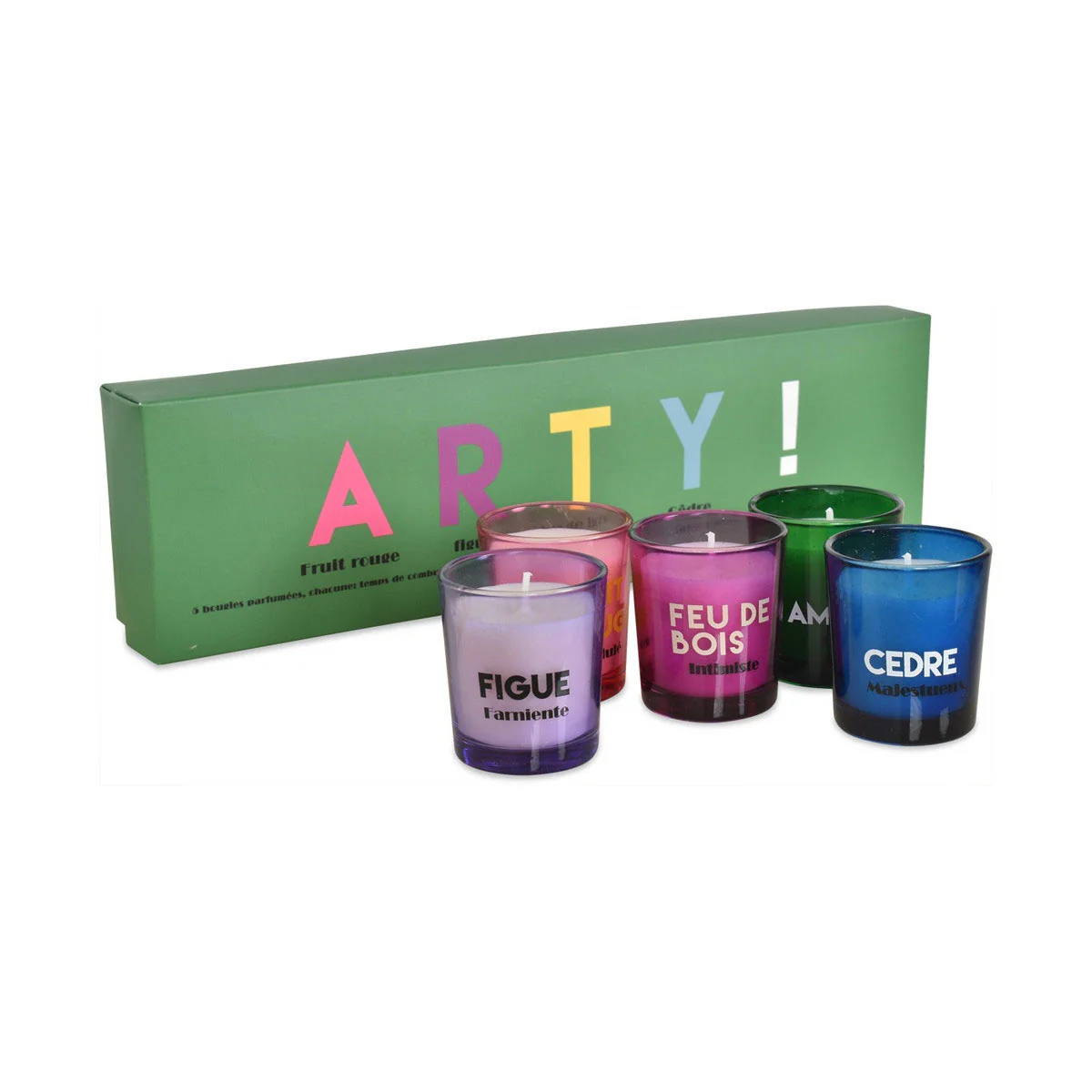 Coffret de 5 Bougies Arty - Image 3