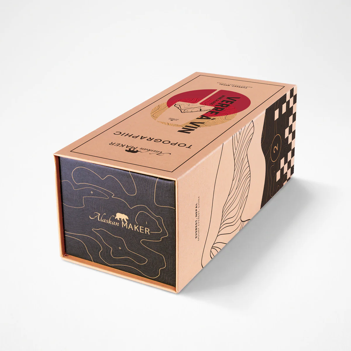 Coffret Verre à vin topographic Everest - Image 4
