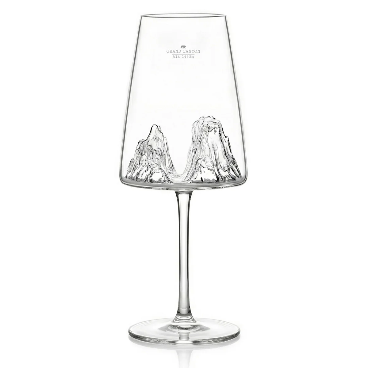 Coffret Verre à vin topographic Grand Canyon - Image 4