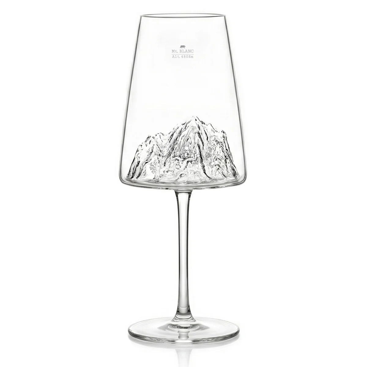 Coffret Verre à vin topographic Mont Blanc - Image 4