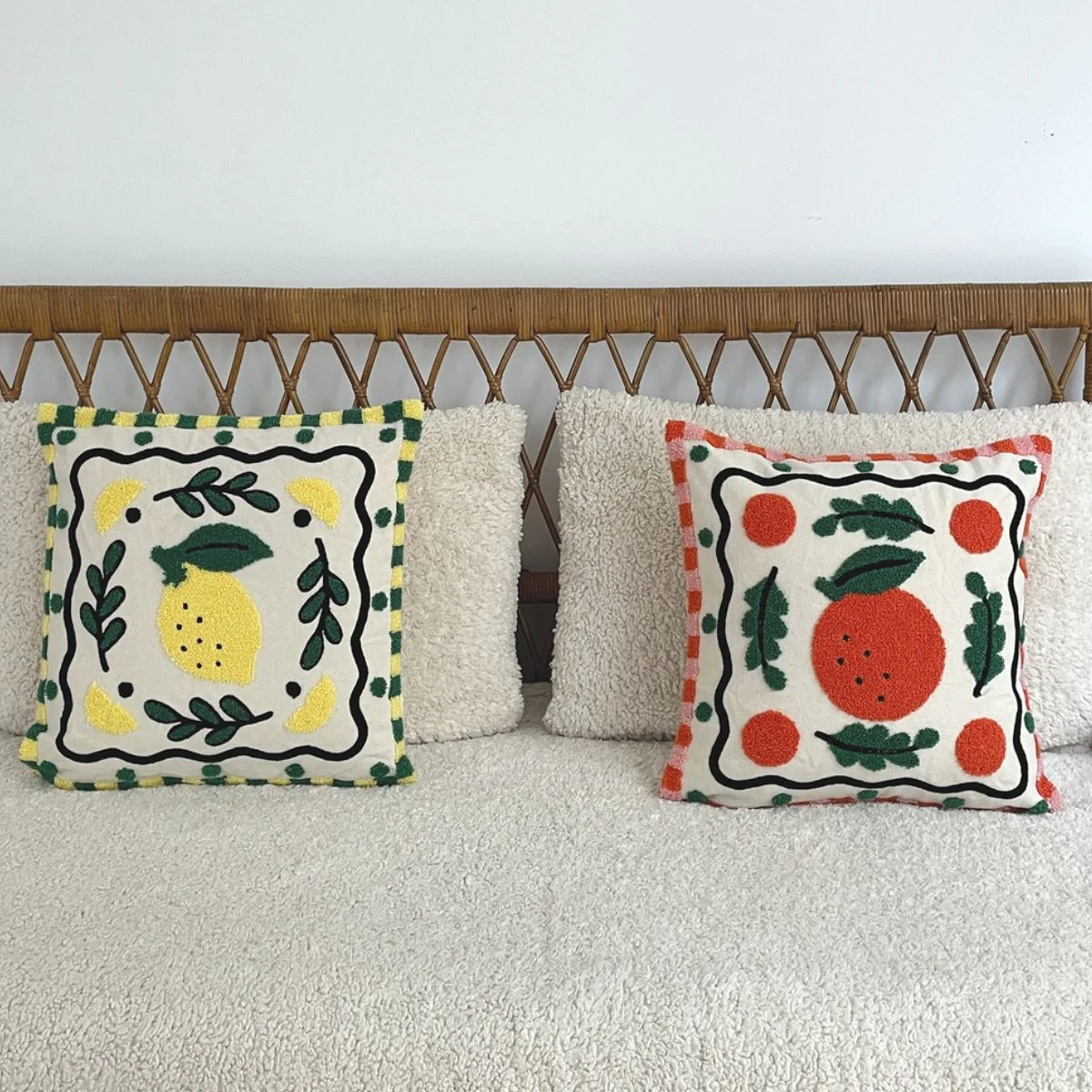 Coussin Influence Citron - 40 x 40 cm - Image 2