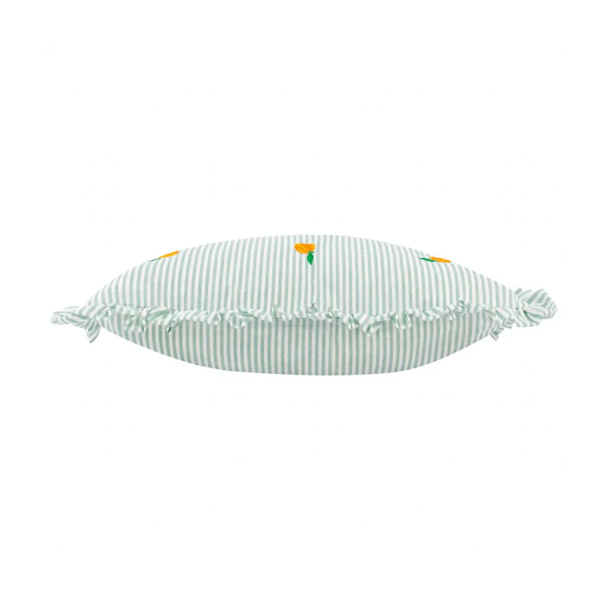 Coussin Les fruités brodé Oranges - 30 x 50 cm - Image 4