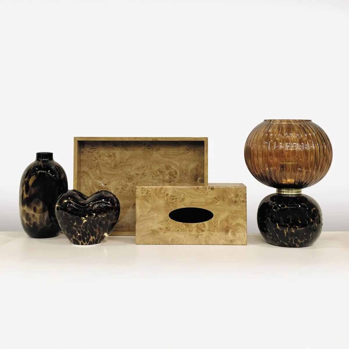 Déco LED cœur léopard à piles - Image 3