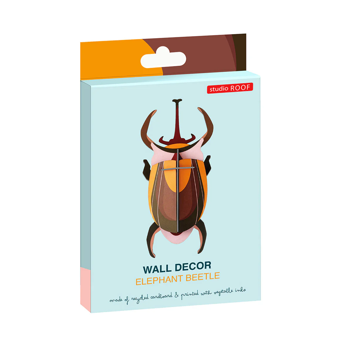 Décoration murale Coléoptère éléphant en carton recyclé - Image 2