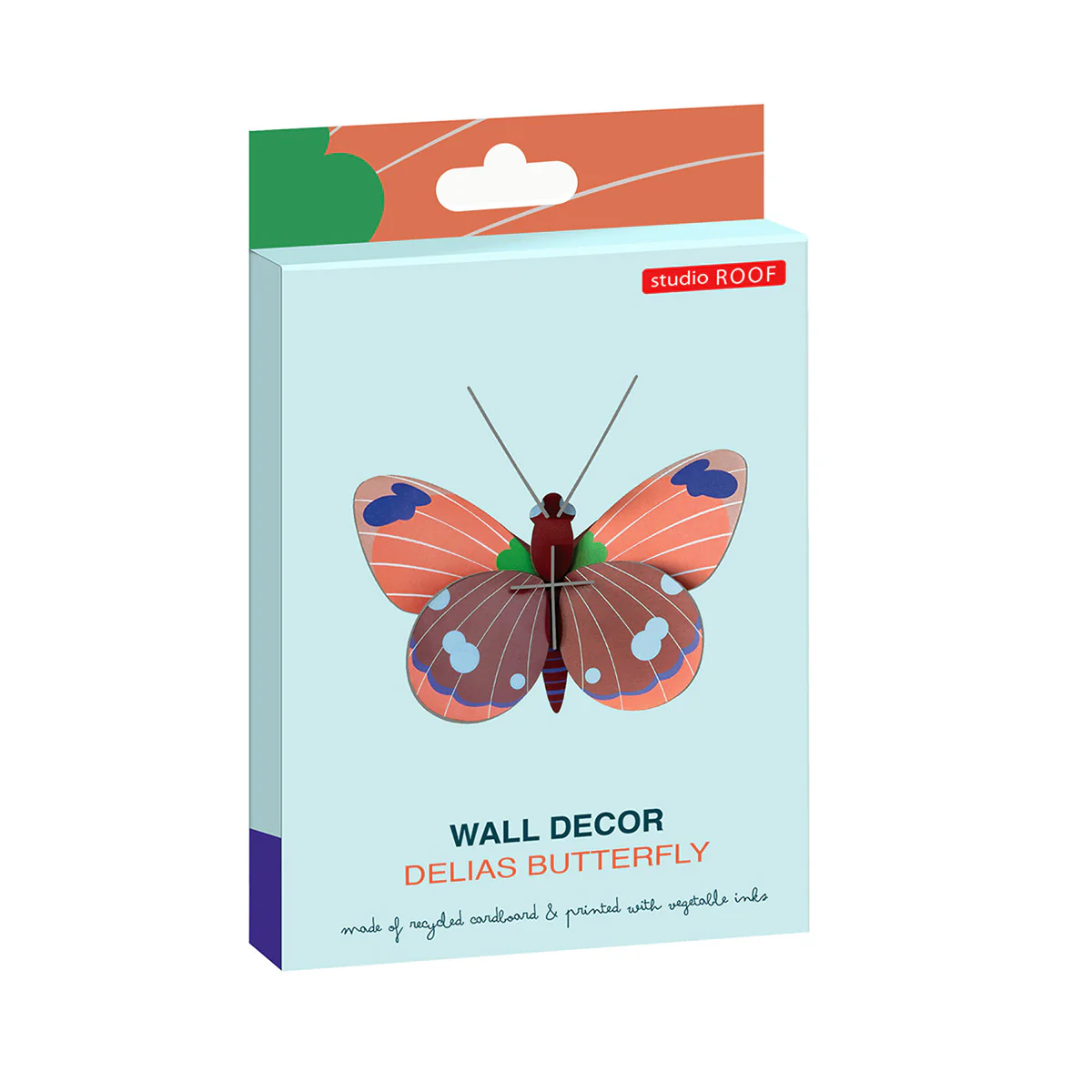 Décoration murale Papillon Delias en carton recyclé - Image 2