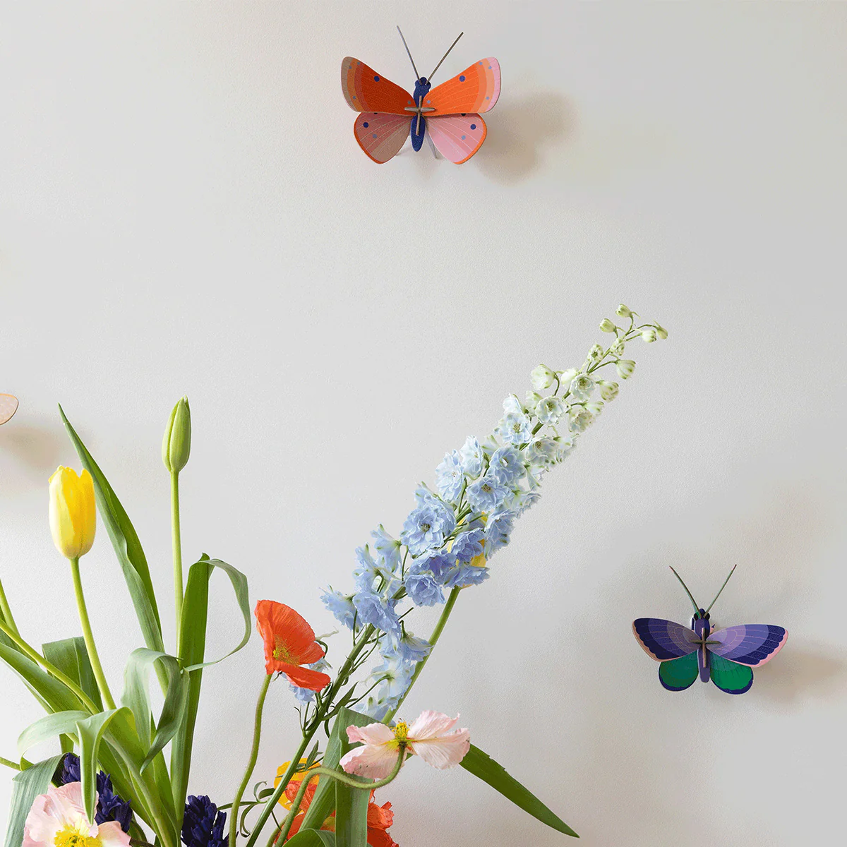 Décoration murale Papillon Speckled Copper en carton recyclé - Image 3