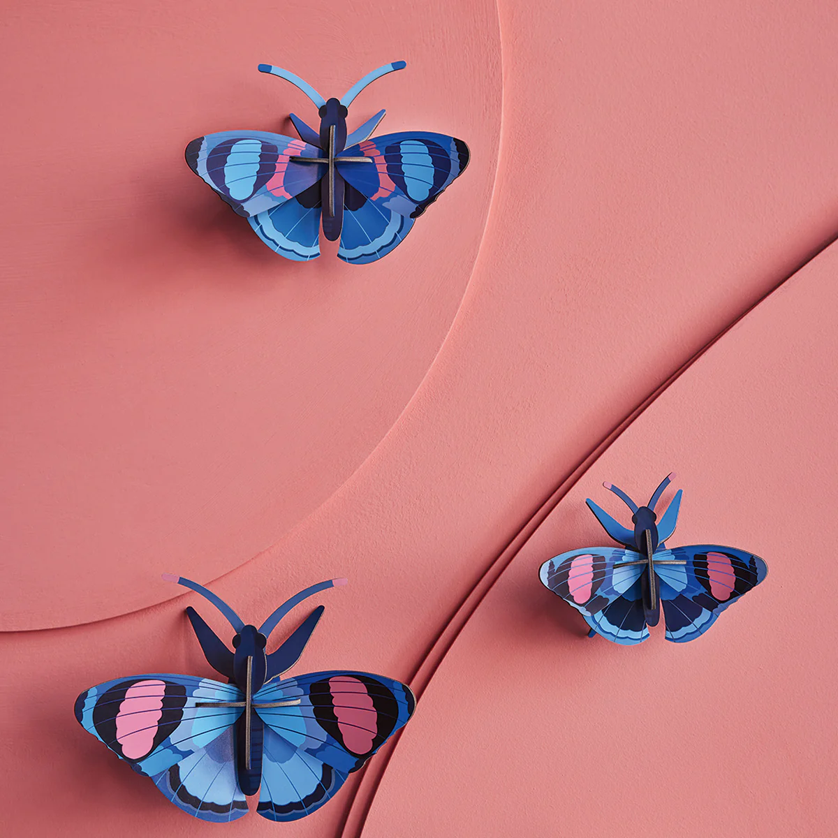 Décoration murale Peacock Butterflies - Lot de 3 - Image 3
