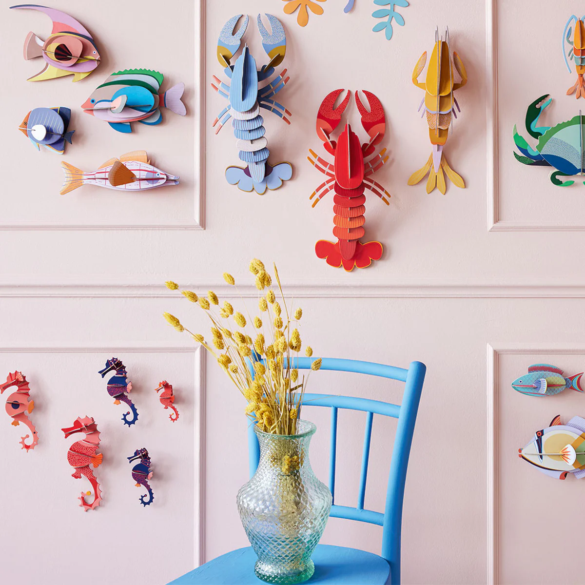Décoration murale Sea Horses - Lot de 3 - Image 2