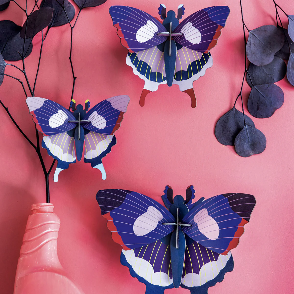Décoration murale Swallowtail Butterflies - Lot de 3 - Image 2