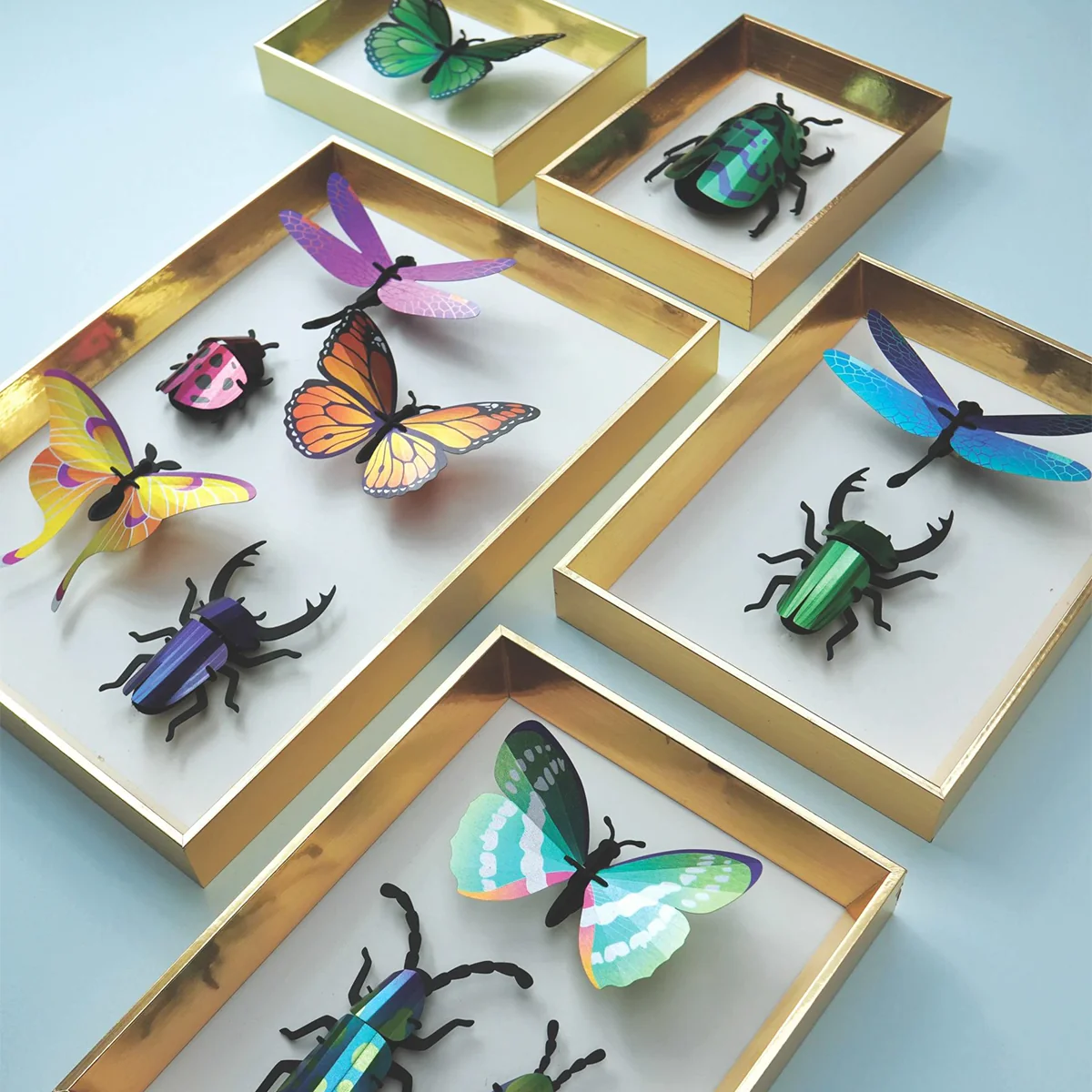 Ensemble d'insectes en papier - Image 2