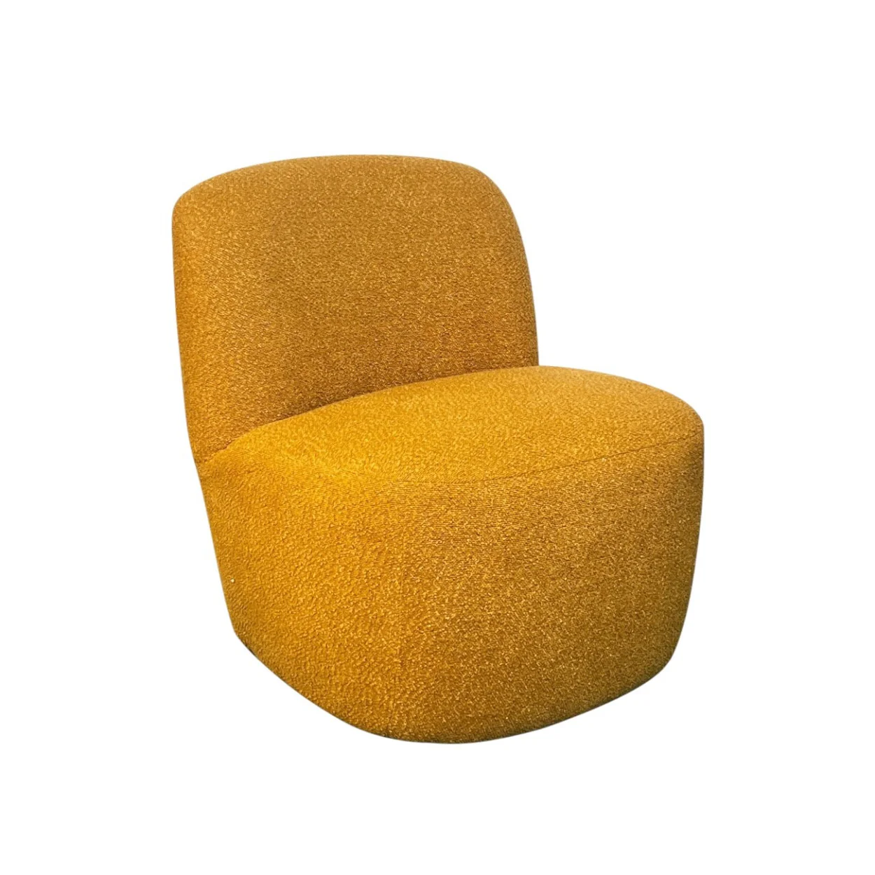 Fauteuil Belle Rive Bouclette - Mustard