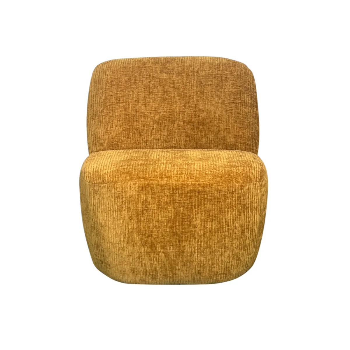 Fauteuil Belle rive Velours - Jaune moutarde - Image 2