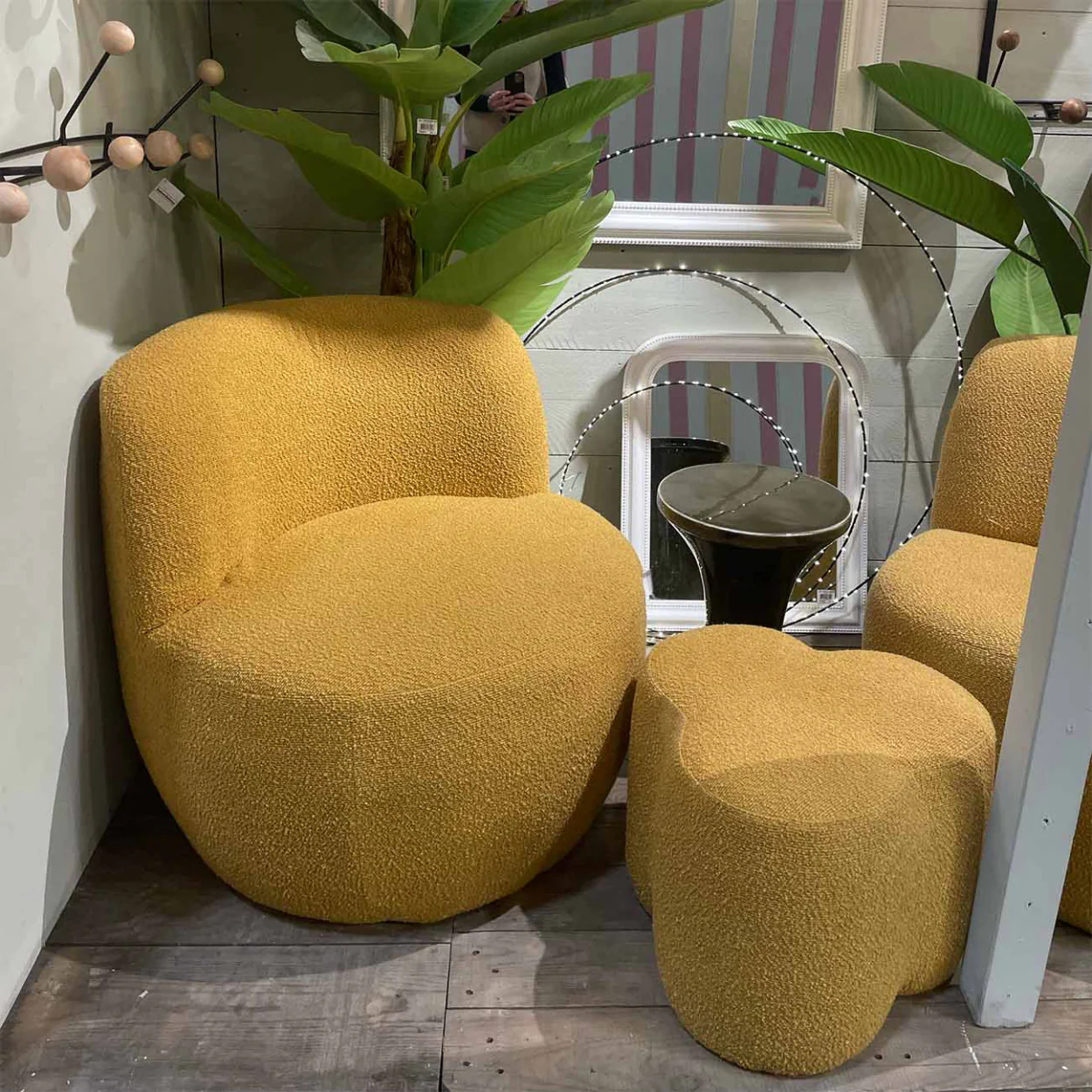 Fauteuil Club Bellagio - Mustard - Image 3