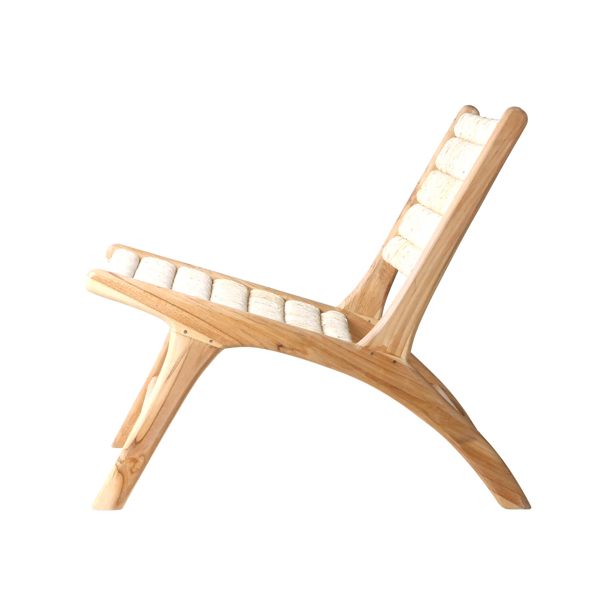 Fauteuil Lounge Teak - Image 4