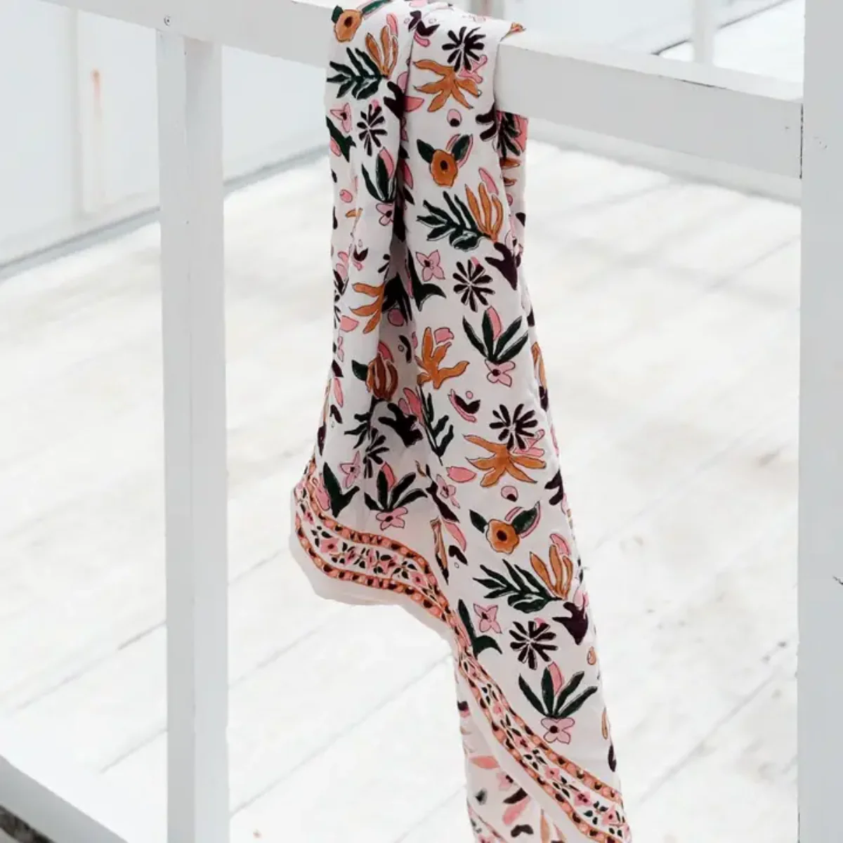 Foulard Adulte Matis Corail 100cm - Image 3