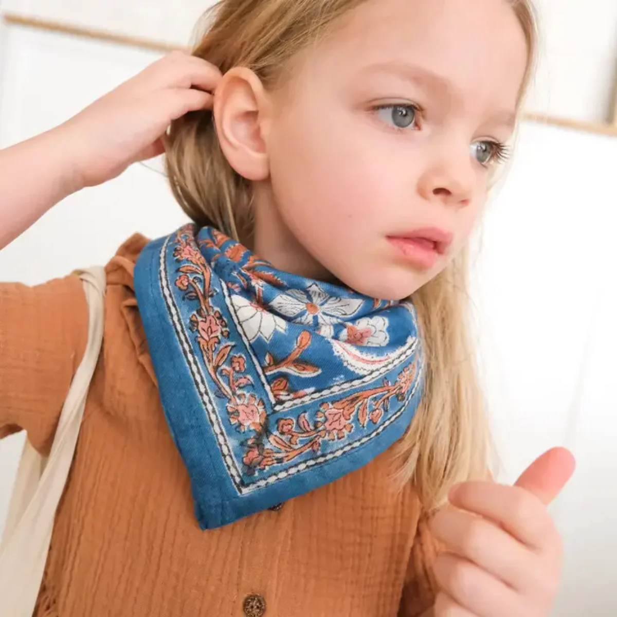Foulard Delhi Kid Orage - Image 4
