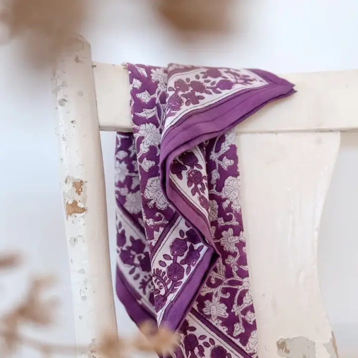 Foulard Delhi Mum Lilas - Image 2